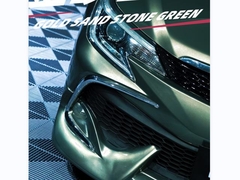 TPU-Ouro, areia, pedra verde