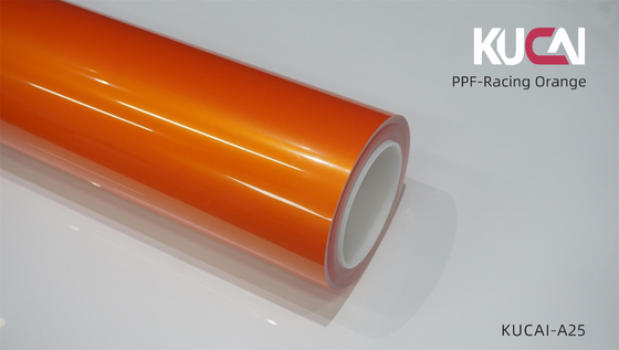 Lubrizol TPU Racing Orange PPF Roll Film de Proteção de Tintas Automotivas