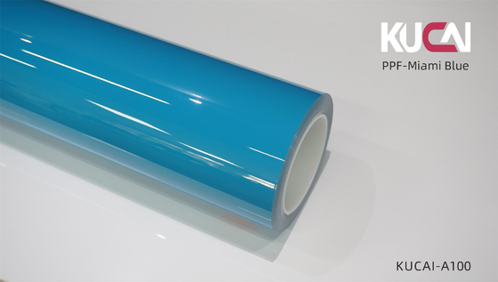 TPU PPF Miami Blue Auto Paint Protection Film Auto-Healing Wrap sem costura