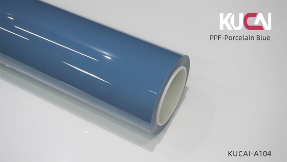 TPU porcelana azul cor PPF pintura de carro filme de proteção anti-gravagem auto-cura