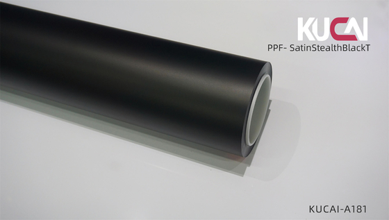 TPU PPF Matte Finish Satin Preto Pintura auto-curativa Proteção de filme Resistente a intempéries